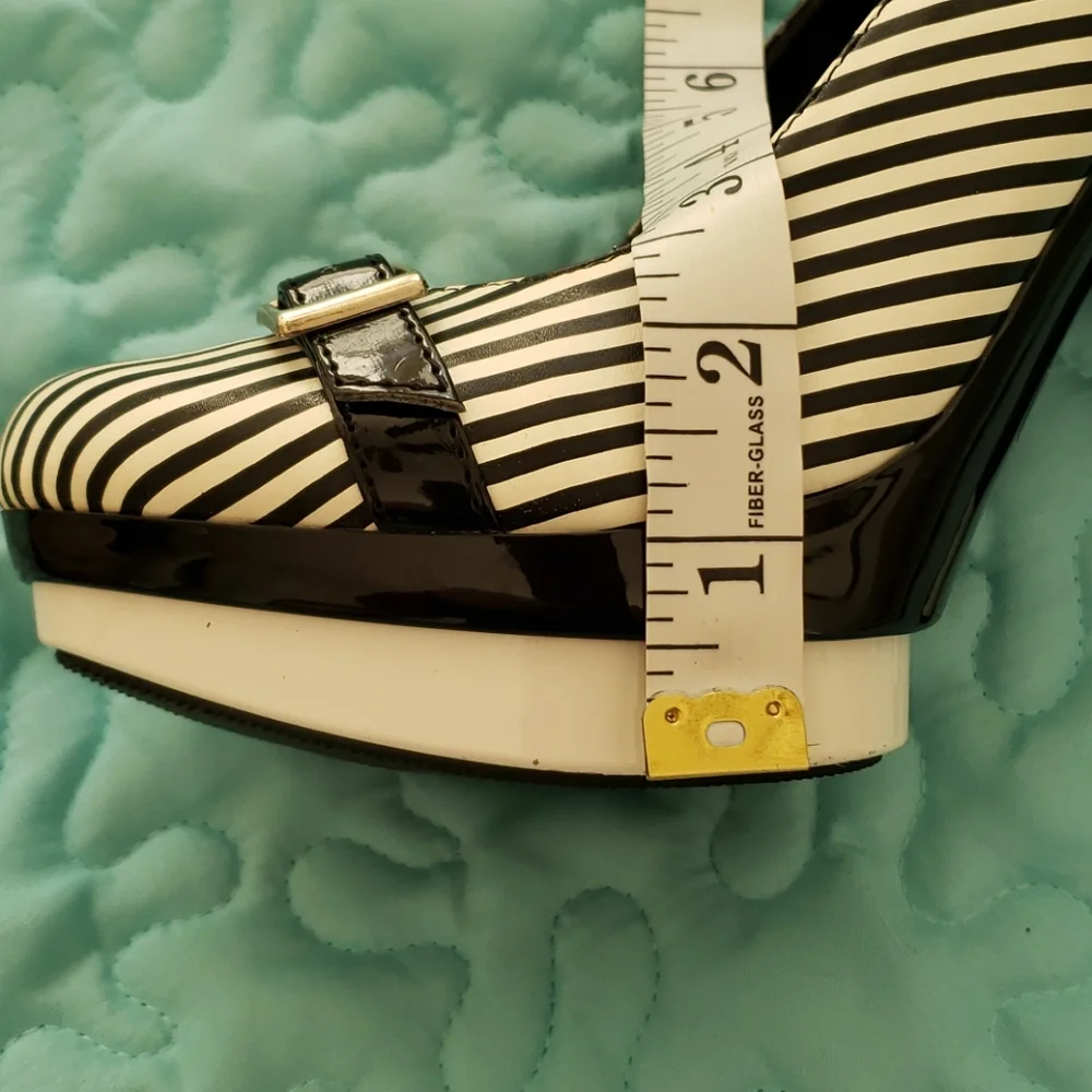 Highest Heel Pistol Gun Heel Shoes Size 8